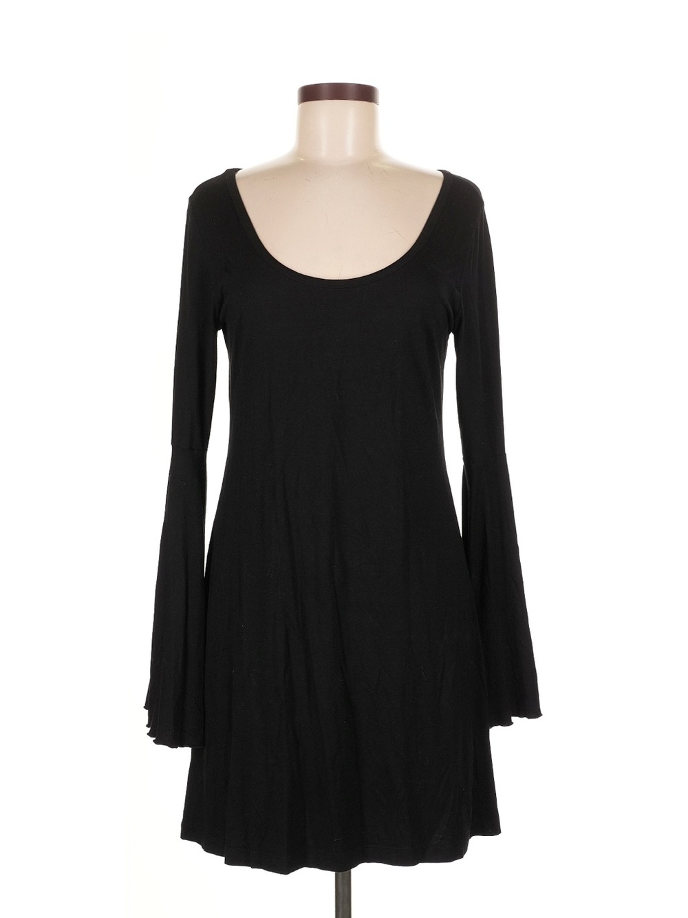 Union of Angels Black Bell Sleeve Dress Sz M